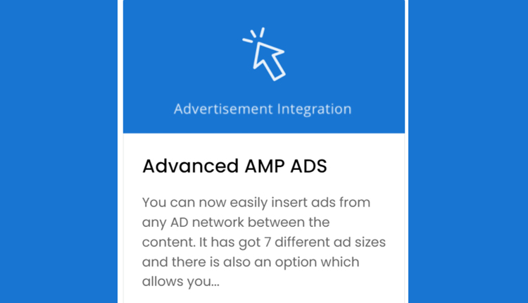 Advanced AMP ADS WordPress Plugin