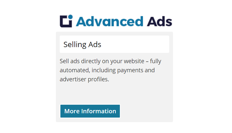 Advanced Ads Selling Ads WordPress Plugin