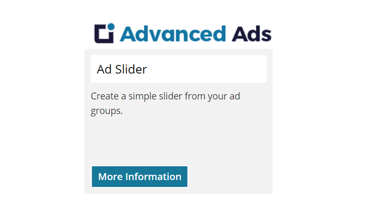 Advanced Ads Slider Addon WordPress Plugin