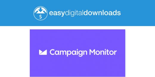 Easy Digital Downloads - Campaign Monitor WordPress Plugin