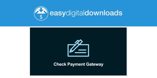 Easy Digital Downloads - Check Payment Gateway WordPress Plugin