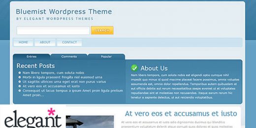 Elegant Themes - BlueMist Premium WordPress Theme