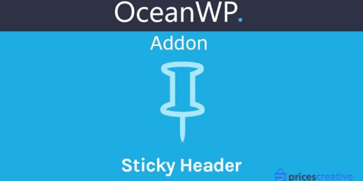 OceanWP - Ocean Sticky Header WordPress Plugin