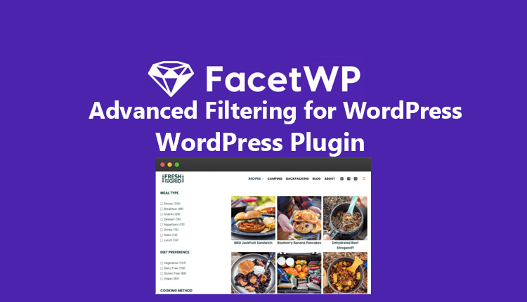 FacetWP WordPress Plugin Advanced Filtering for WordPress