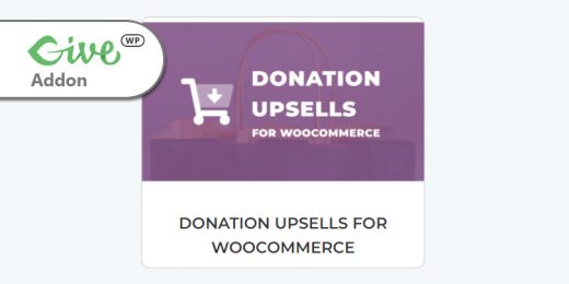 GiveWP Give - Donation Upsells For WooCommerce WordPress Plugin