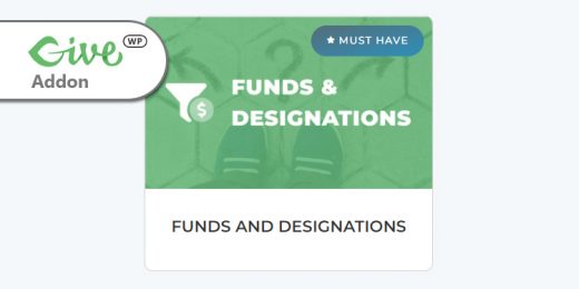 GiveWP Give - Funds and Designations WordPress Plugin