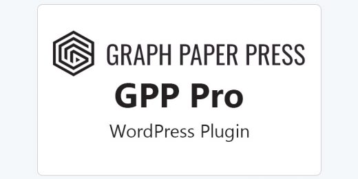 Graph Paper Press - GPP Pro WordPress Plugin