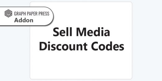 Graph Paper Press - Sell Media Discount Codes Addon