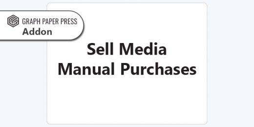 Graph Paper Press - Sell Media Manual Purchases Addon