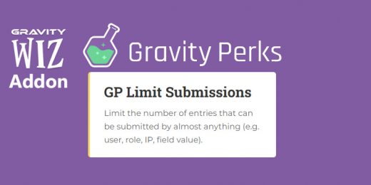 Gravity Wiz - Gravity Perks Limit Submissions WordPress Plugin