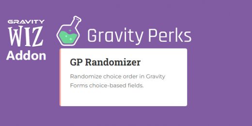 Gravity Wiz - Gravity Perks Randomizer WordPress Plugin