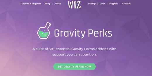 Gravity Wiz - Gravity Perks WordPress Plugin