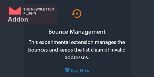 Newsletter - Bounce Management Addon Wordpress Plugin