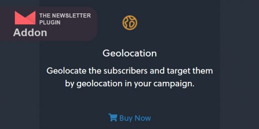 Newsletter - Geolocation Addon Wordpress Plugin