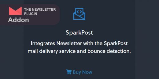 Newsletter - SparkPost Addon Wordpress Plugin