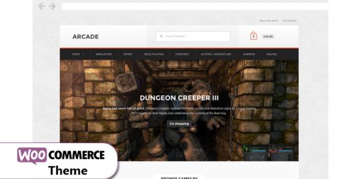 WooCommerce - Arcade Storefront WordPress Theme