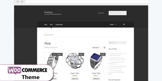WooCommerce - Boutique Storefront WordPress Theme