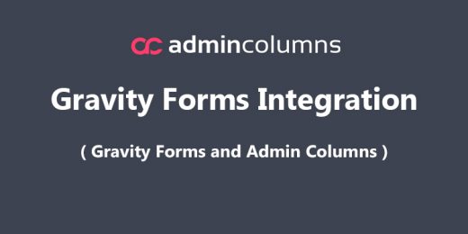 Admin Columns Pro Gravity Forms add-on WordPress Plugin
