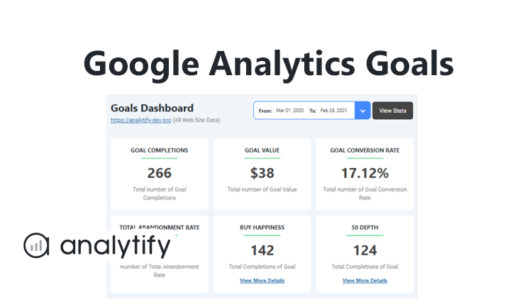 Analytify Google Analytics Goals Addon WordPress Plugin