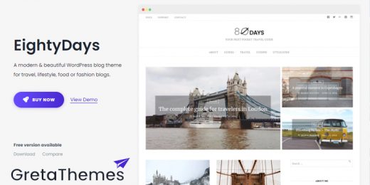 GretaThemes EightyDays WordPress Theme