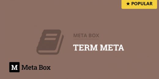Meta Box MB Term Meta Addon WordPress Plugin