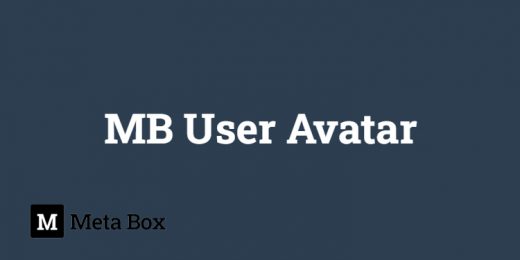 Meta Box MB User Avatar Addon WordPress Plugin