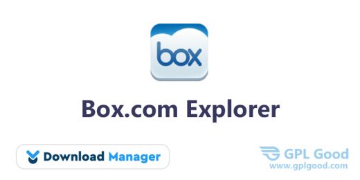 Download Manager Box com Explorer Addon WordPress Plugin