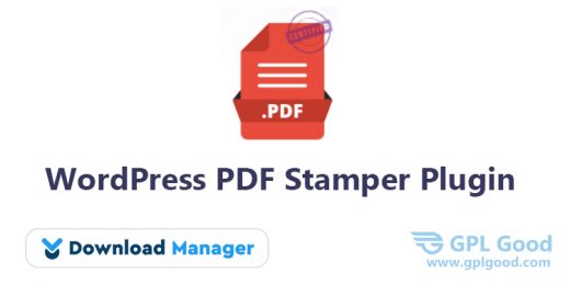 Download Manager PDF Stamper Addon WordPress PluginDownload Manager PDF Stamper Addon WordPress Plugin