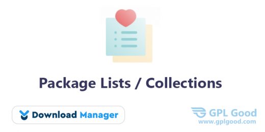 Download Manager Package Lists Addon WordPress Plugin