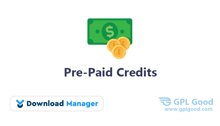 Download Manager Pre-Paid Credits Addon WordPress Plugin