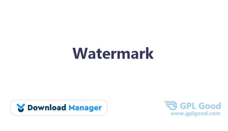 Download Manager Watermark Addon WordPress Plugin