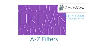 GravityView A-Z Filters Extension WordPress Plugin