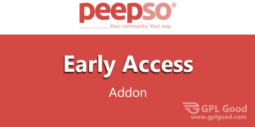 PeepSo Early Access Addon WordPress Plugin