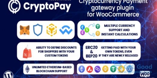 CryptoPay WooCommerce Cryptocurrency Gateway Plugin
