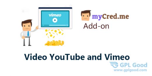 myCred - Video Add-on YouTube and Vimeo videos WordPress Plugin