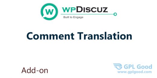 wpDiscuz - Comment Translation Addon WordPress Plugin