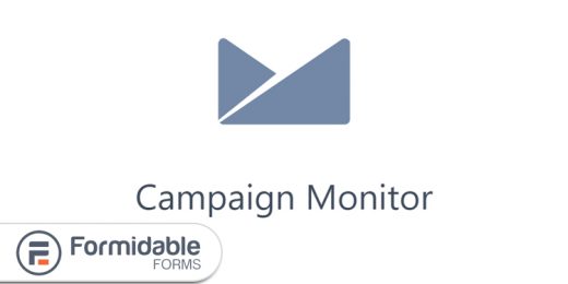 Formidable Campaign Monitor Add-On WordPress Plugin