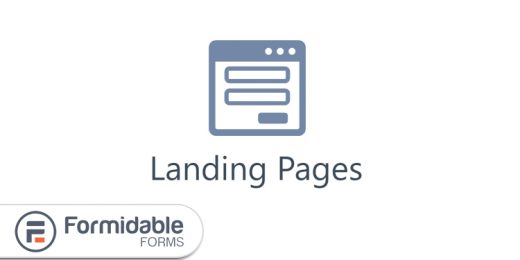 Formidable Landing Pages Add-On WordPress Plugin