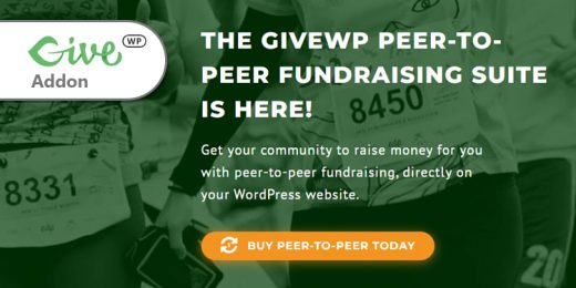GiveWP Peer-to-Peer Addon WordPress Plugin