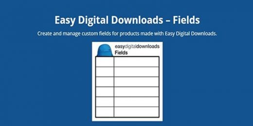 Easy Digital Downloads Custom Fields WordPress Plugin