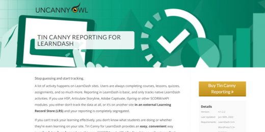 Tin Canny Reporting for LearnDash WordPress Plugin