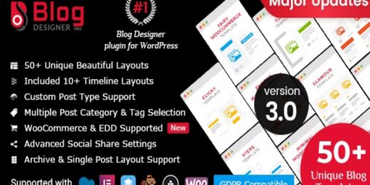 Blog Designer PRO for WordPress Latest Updates