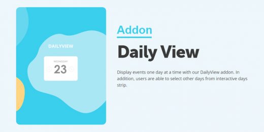 EventON Daily View Addon WordPress Plugin