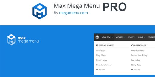 Max Mega Menu PRO WordPress Plugin