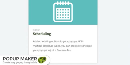 Popup Maker Scheduling Extension WordPress Plugin