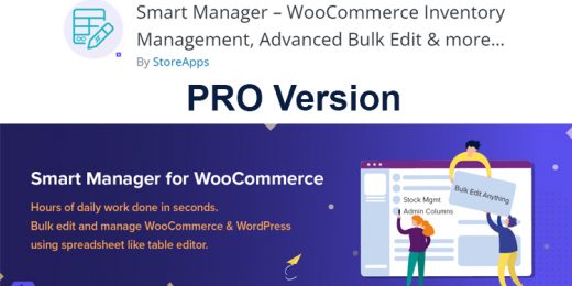 Smart Manager PRO For Woocommerce & Wordpress