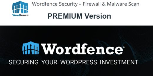 Wordfence Security Premium (Firewall & Malware Scan) for WordPress