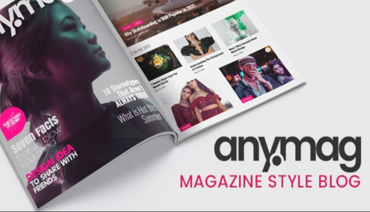 Anymag Magazine Style WordPress Blog Theme