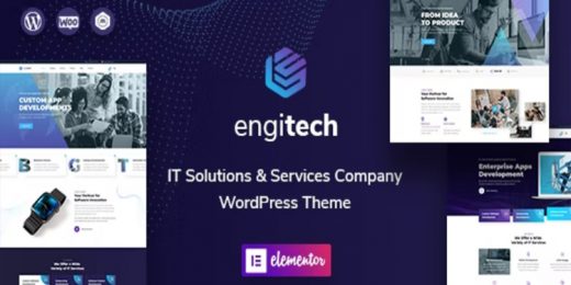 Engitech IT Solutions & Services WordPress Theme