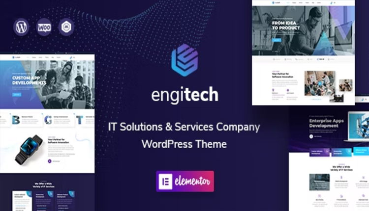 Engitech IT Solutions & Services WordPress Theme